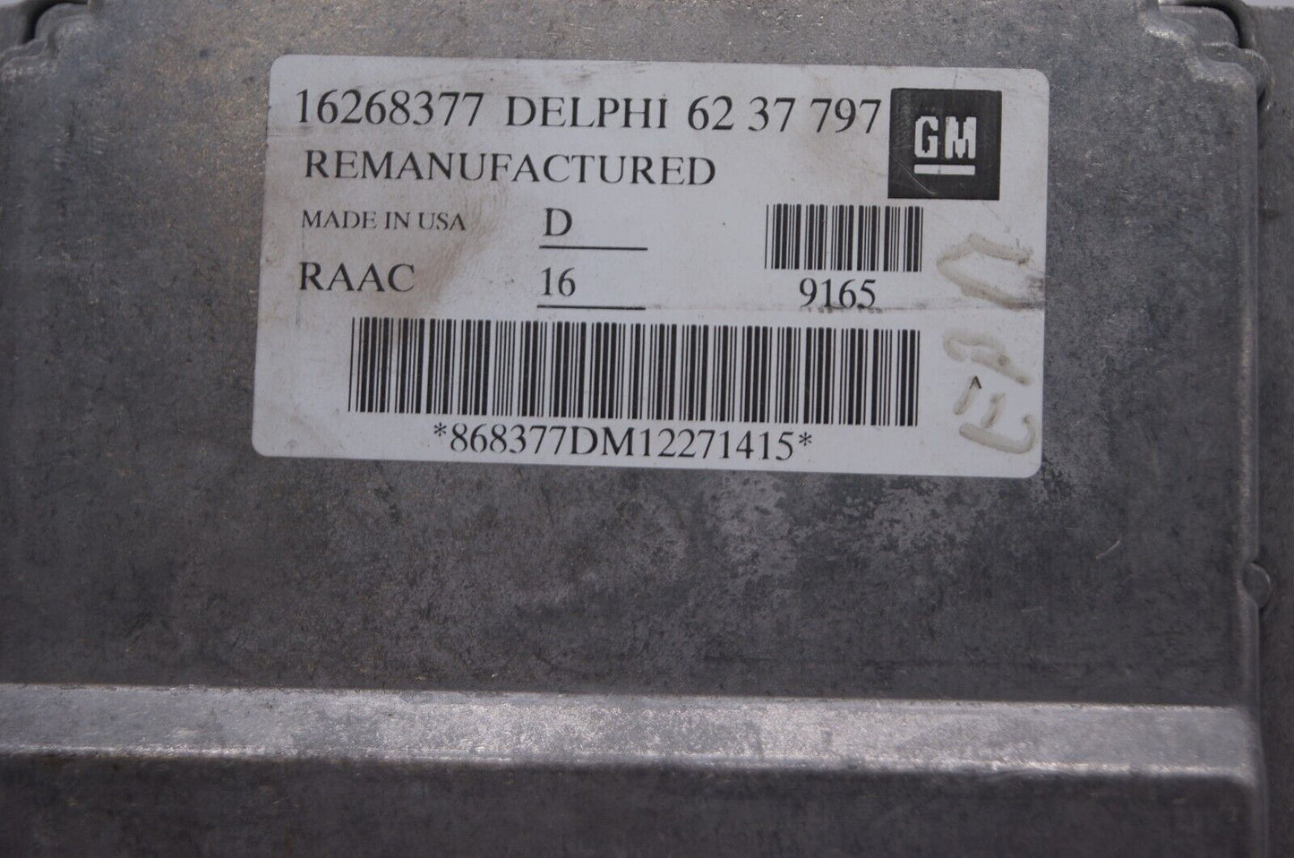 VAUXHALL ASTRA 16268377 6237797 868377DM12010514 ECU ENGINE CONTROL - Glasgow Car Parts Store