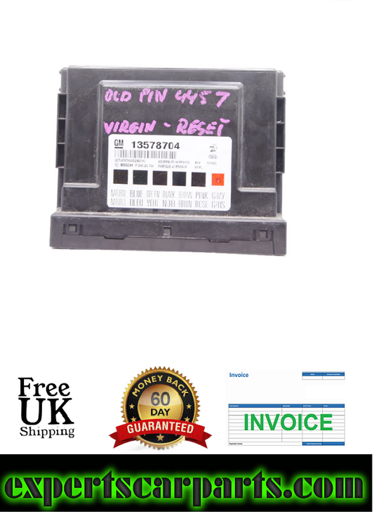 VAUXHALL INSIGNIA  BODY CONTROL MODULE BCM 13578704 VIRGIN PLUG & PLAY - Glasgow Car Parts Store