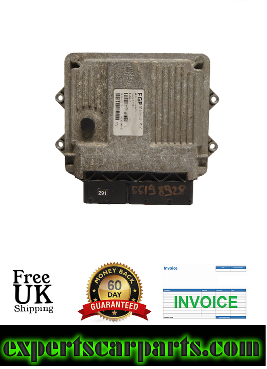 VAUXHALL OPEL TIGRA 1.3 JTD ENGINE CONTROL ECU 55198928BX - Glasgow Car Parts Store