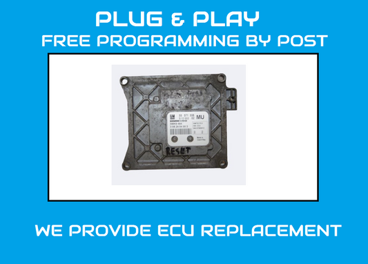 VAUXHALL 55571558 MU 5WK9 ECU  PLUG AND PLAY CLONING BY POST - Glasgow Car Parts Store