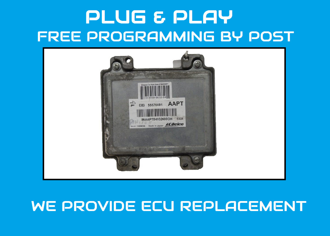 VAUXHALL E83 ECU 55576691 AAPT PLUG & PLAY. - Glasgow Car Parts Store