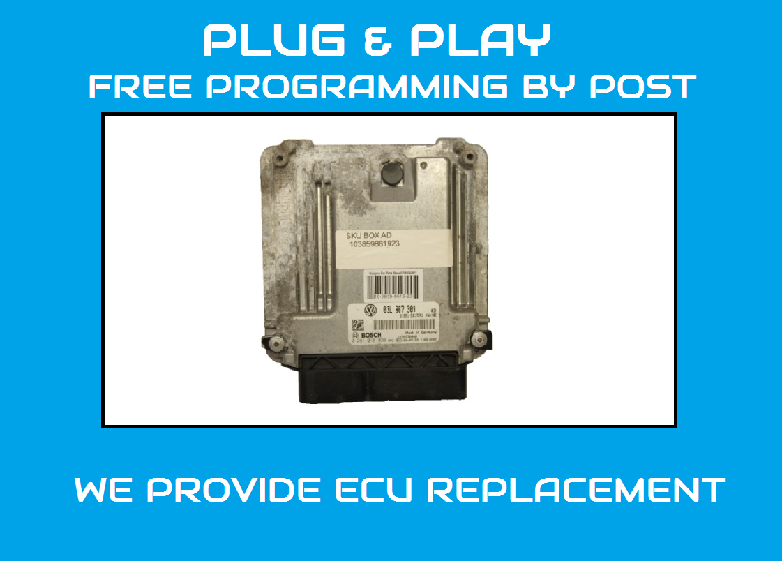 VW AUDI ECU 0281015029 03L907309 ECU PLUG AND PLAY