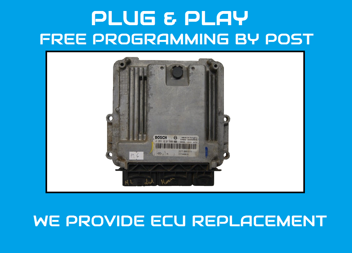 ECU RENAULT MASTER 0281016808 237100637R PLUG AND PLAY - Glasgow Car Parts Store