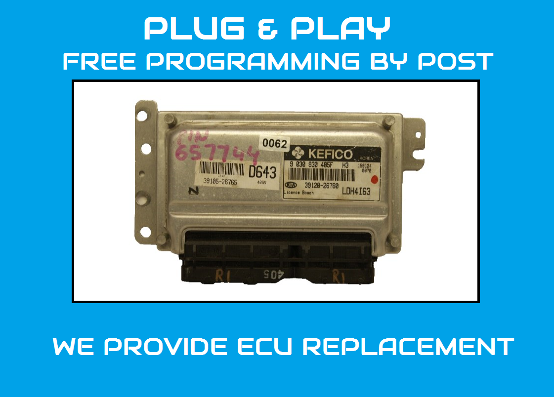 KIA ECU 9030930405  39120 26760 PLUG AND PLAY - Glasgow Car Parts Store