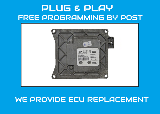 VAUXHALL  ECU 1.8 Petrol Z18XER XU 12992406 PLUG AND PLAY PROGRAMMING BY POST - Glasgow Car Parts Store