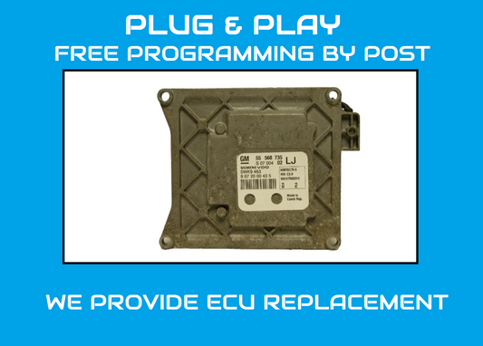 VAUXHALL 55568735 LJ 5WK9 ECU  PLUG AND PLAY - Glasgow Car Parts Store