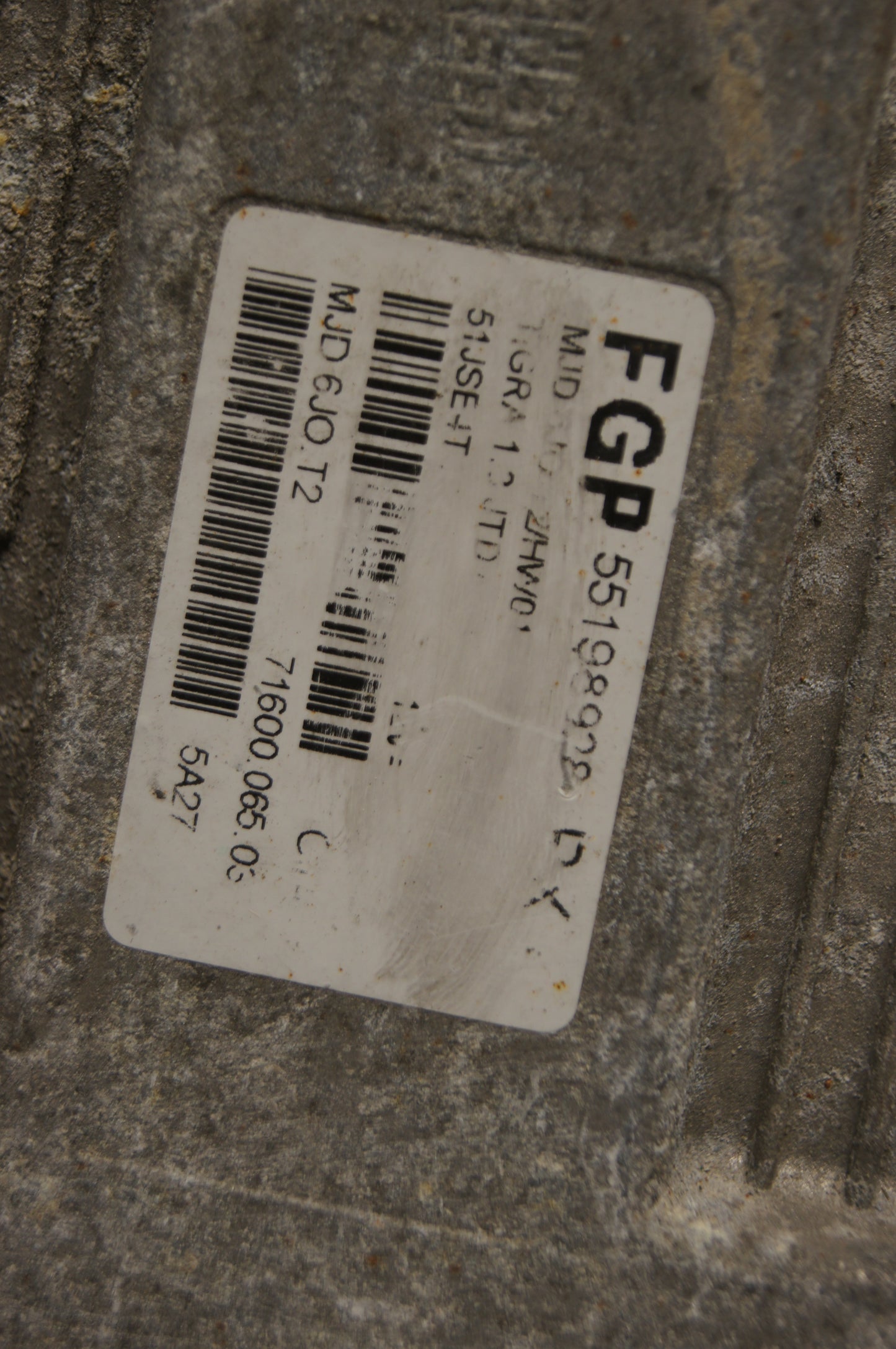 VAUXHALL OPEL TIGRA 1.3 JTD ENGINE CONTROL ECU 55198928BX - Glasgow Car Parts Store