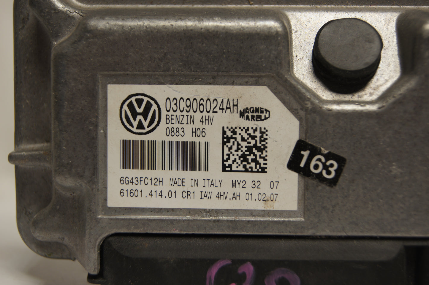 VW GOLF MK5 1.4 ENGINE CONTROL UNIT 03C906024AH