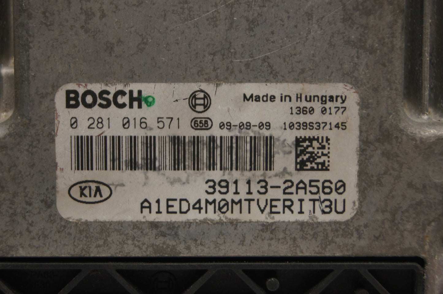 Kia Ceed ENGINE ECU MK1 1.6 CRDi Diesel  39113-2A560 / 0281016571 - Glasgow Car Parts Store