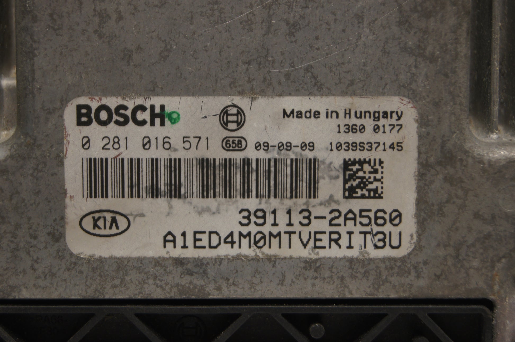 Kia Ceed ENGINE ECU MK1 1.6 CRDi Diesel  39113-2A560 / 0281016571 - Glasgow Car Parts Store