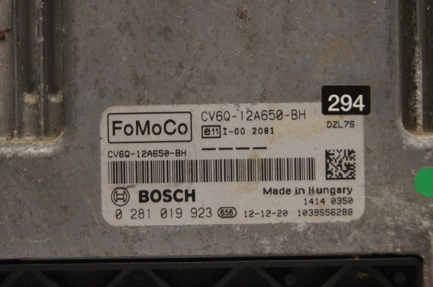 Ford Focus C-Max ECU Engine Control Unit CV6Q-12A650-BH 0281019923. - Glasgow Car Parts Store