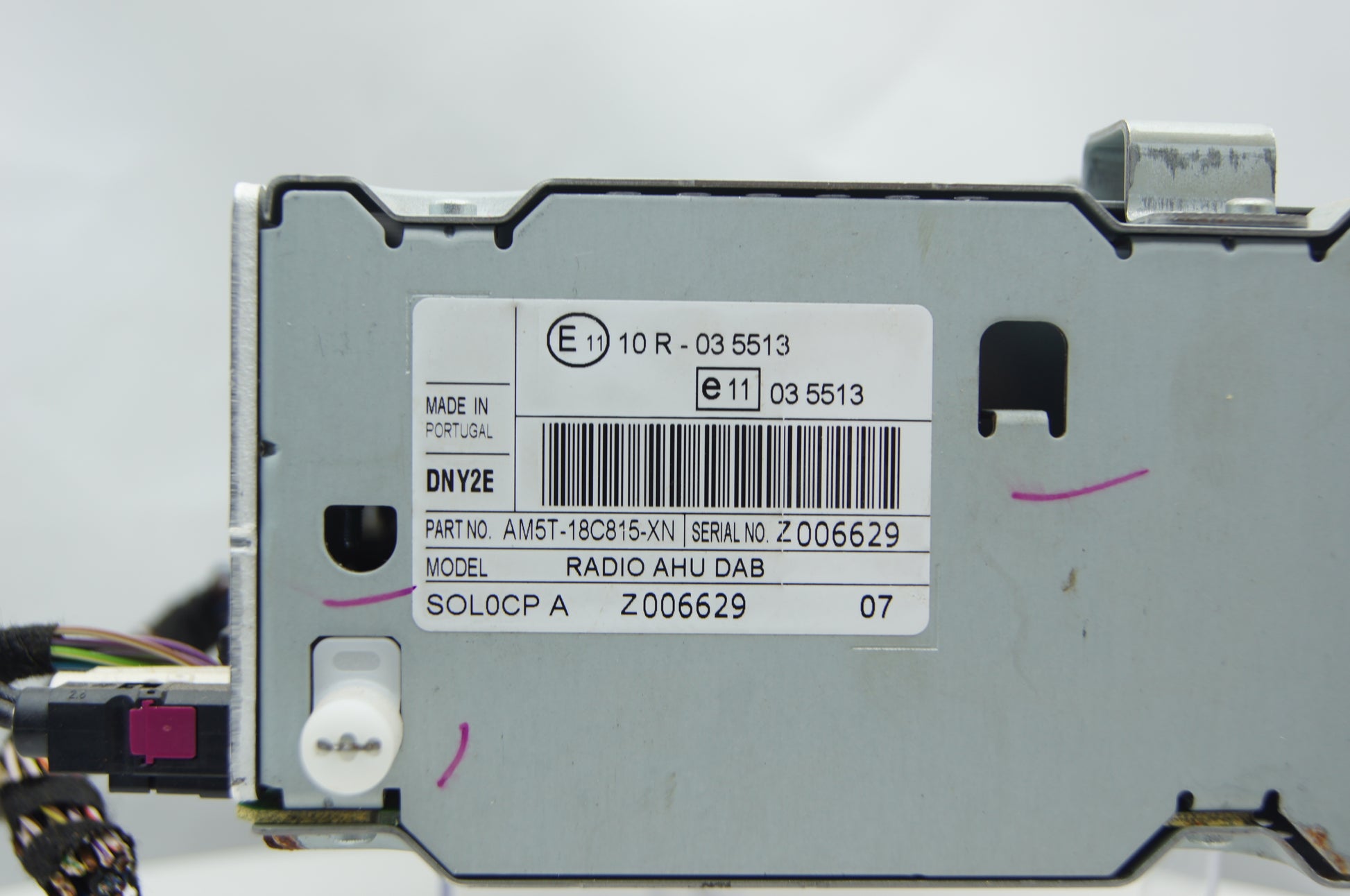 AM5T-18C815-XN FORD FIESTA MK7 RADIO AHU DAB CAR RADIO STEREO CD PLAYER HEADUNIT - Glasgow Car Parts Store