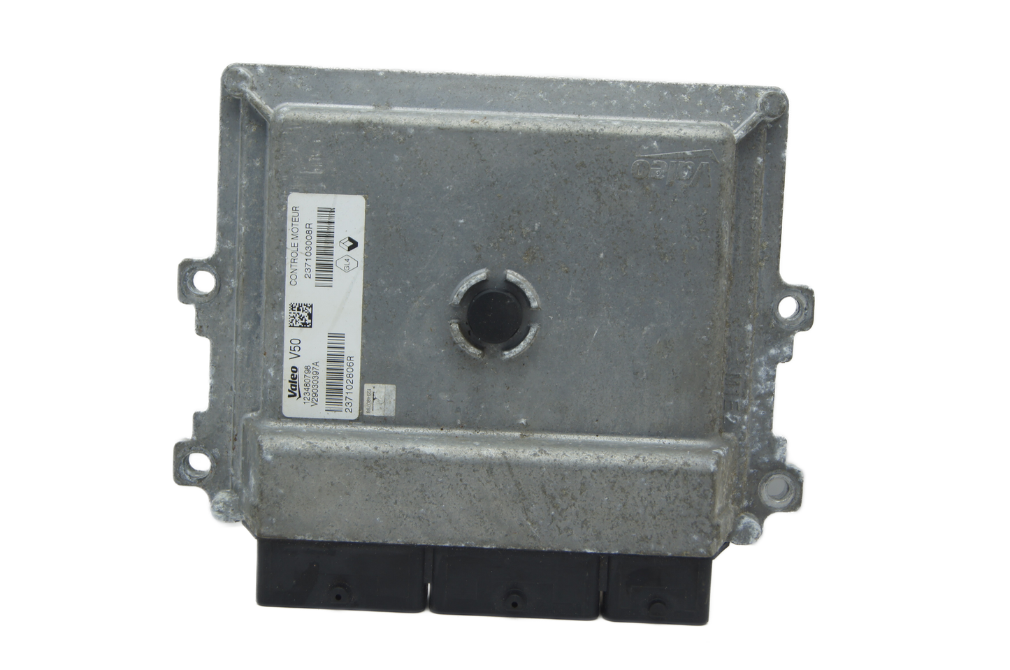 DACIA SANDERO MK2 0.9 PETROL MANUAL ENGINE ECU 237103008R VALEO V50 - Glasgow Car Parts Store