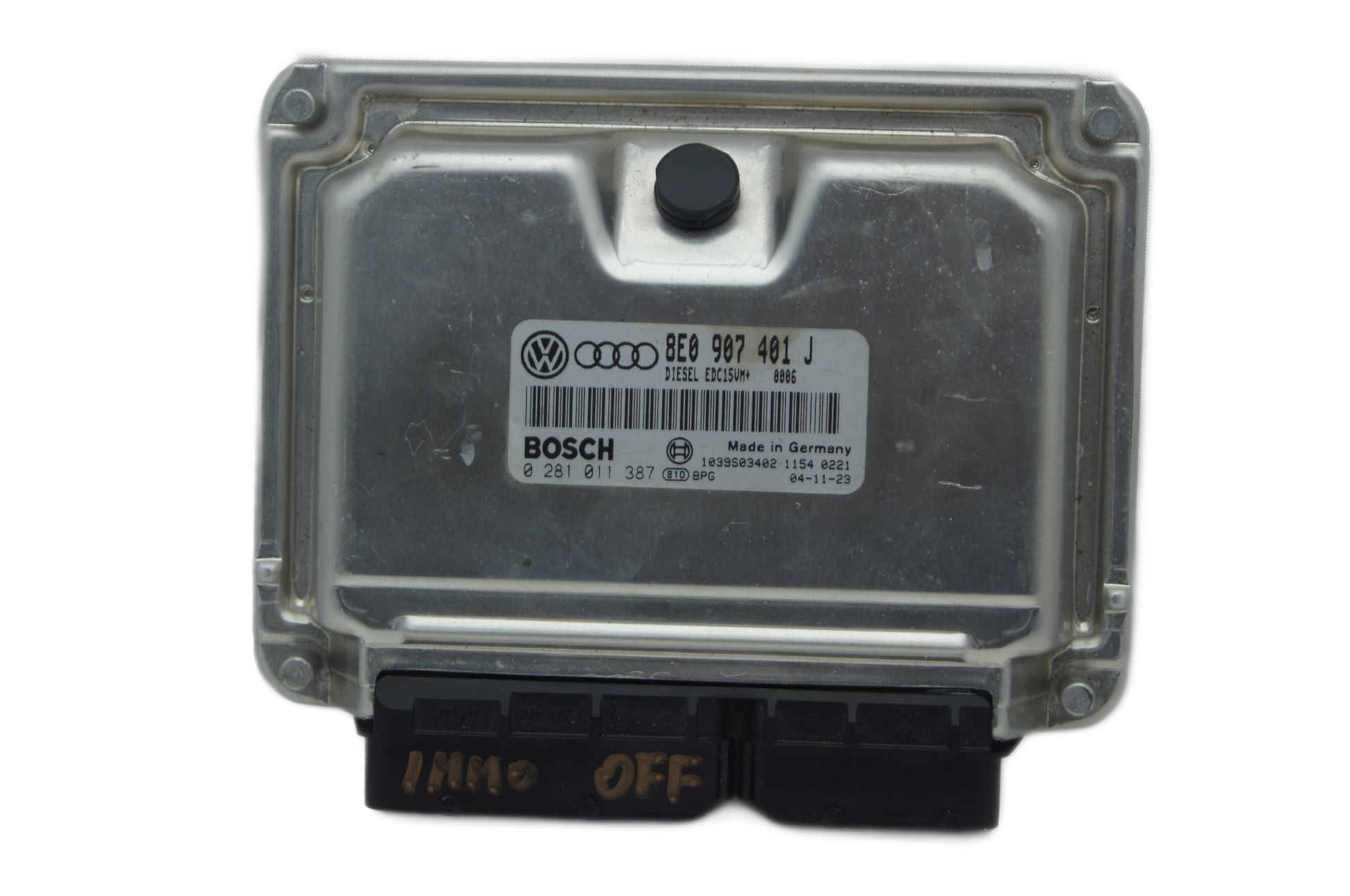 AUDI A4 2.5 TDI BAU ECU PLUG & PLAY IMMO OFF ORIGINAL 8E0907401J 0281011387 - Glasgow Car Parts Store