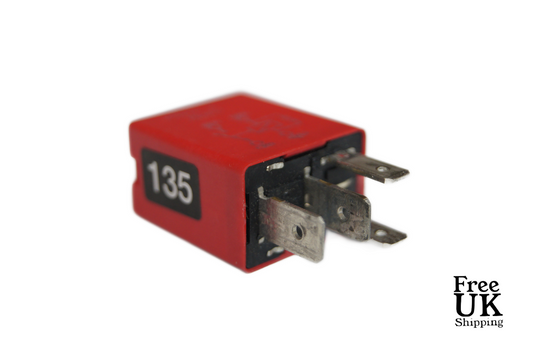 135-Fiat Alfa Lancia (95-10) 4-Pin Multi-Use Red Relay  232005 30A - Glasgow Car Parts Store