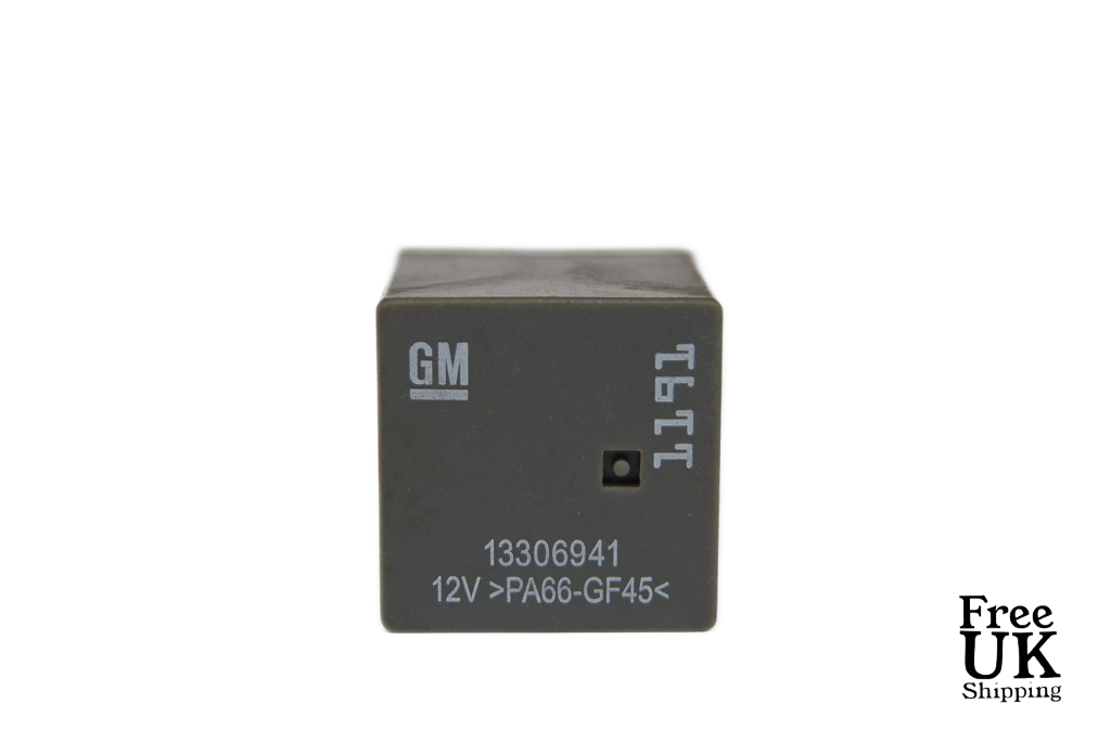 137-Vauxhall Opel /08-16 Chevrolet /05-16 4-Pin Grey Relay GM 13306941 - Glasgow Car Parts Store