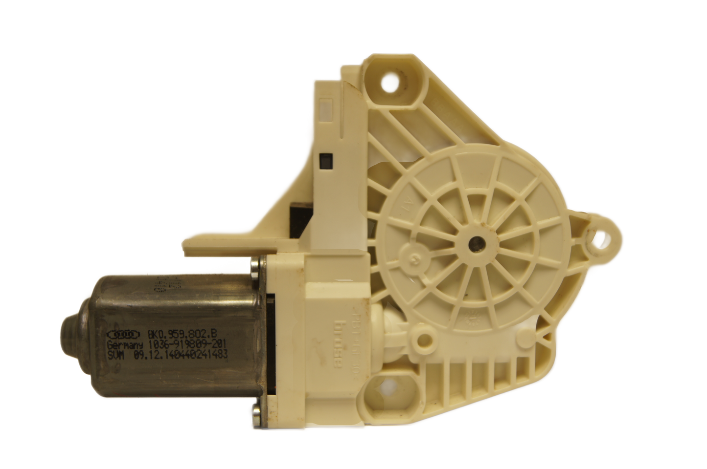 AUDI VW DRIVER SIDE FRONT WINDOW REGULATOR MOTOR - 8K0 959 802 B - Glasgow Car Parts Store