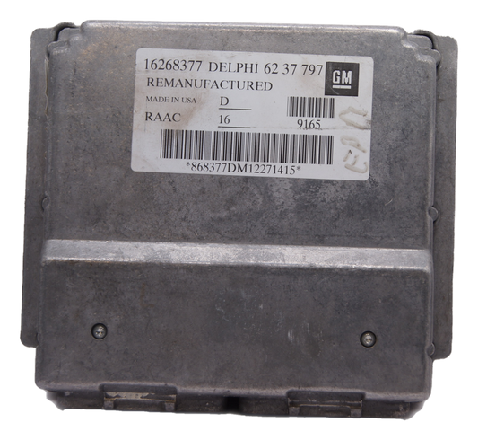 VAUXHALL ASTRA 16268377  6237797  868377DM12010514 ECU ENGINE CONTROL - Glasgow Car Parts Store