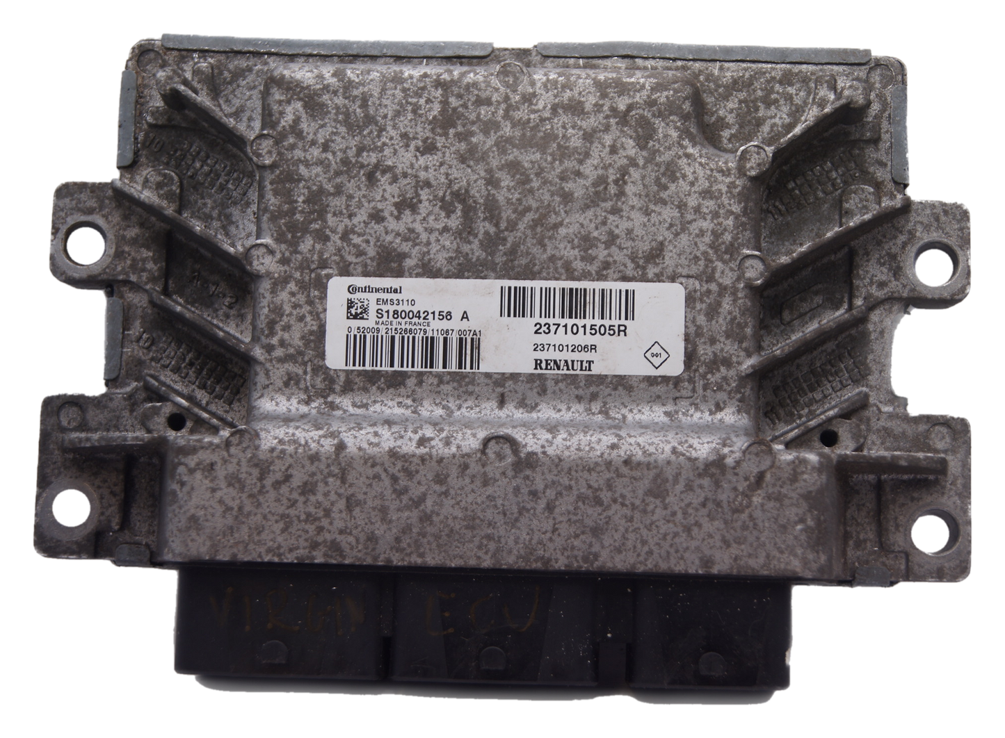 Renault Clio ECU Engine Control Unit 237101505R S180042156 A VIRGIN ECU