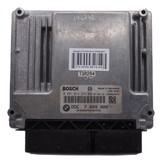 BMW  7809000 0281014238 ENGINE CONTROL UNIT ECU - Glasgow Car Parts Store