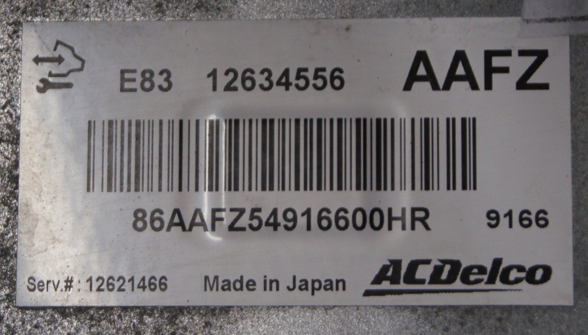 VAUXHALL E83 ECU 12634556 AAFZ PLUG & PLAY. - Glasgow Car Parts Store
