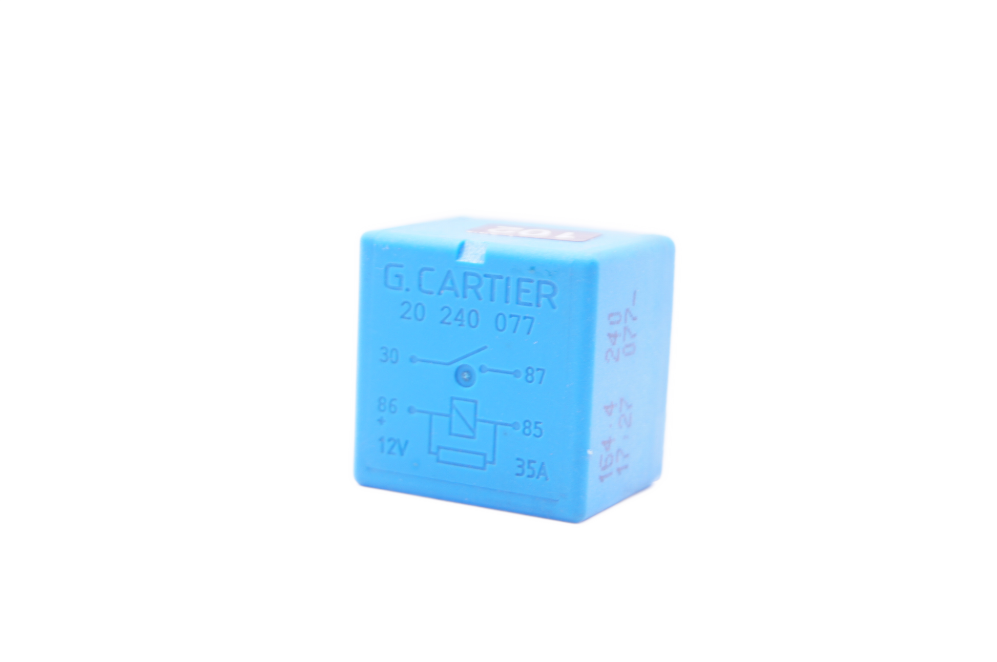 Dacia Renault 4-Pin Blue Relay 8200766081 . 20240077 12V - Glasgow Car Parts Store
