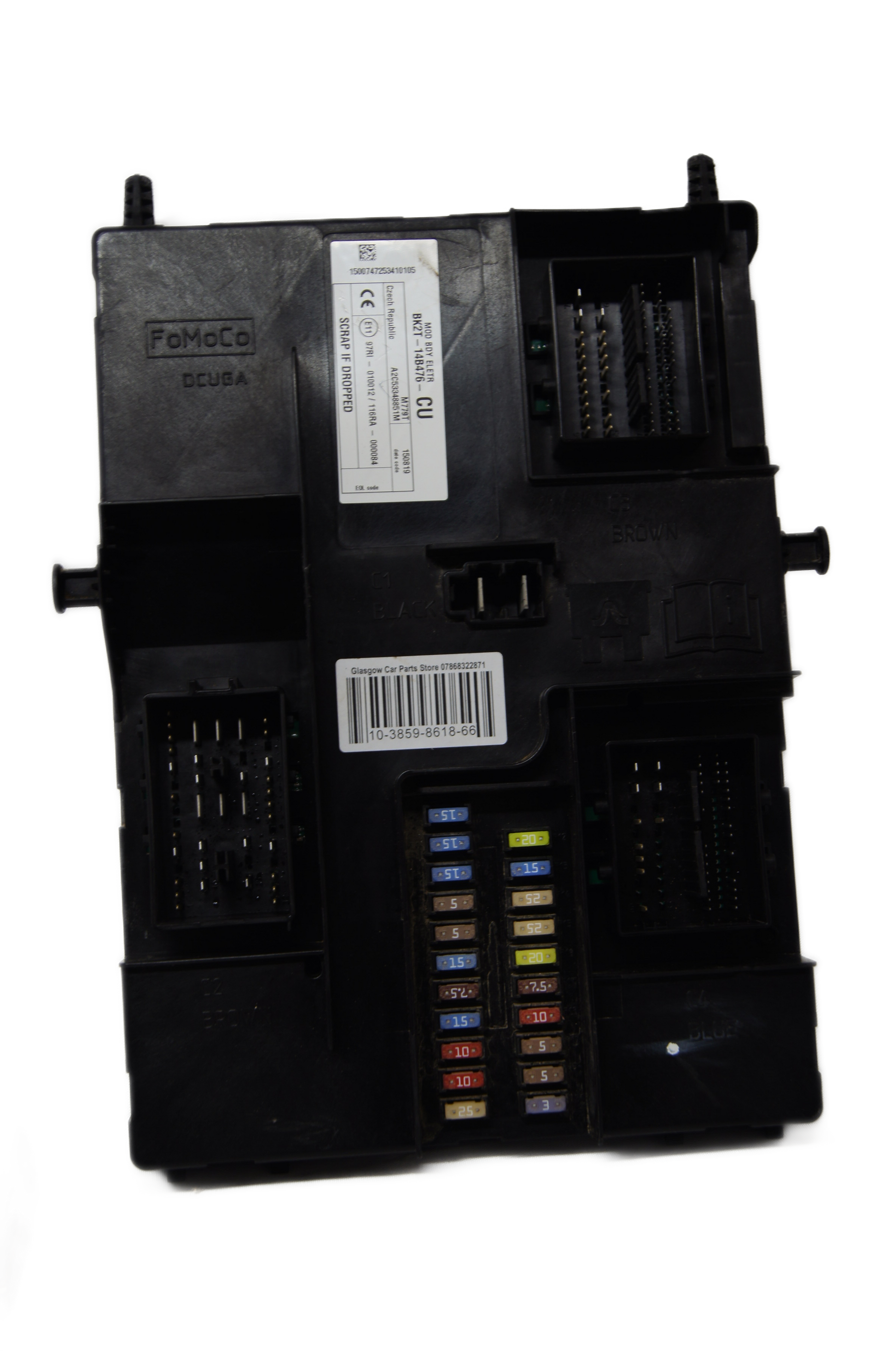 Ford TRANSIT Custom  BCM Body Controle Module Genuine BK2T-14B476CU - Glasgow Car Parts Store