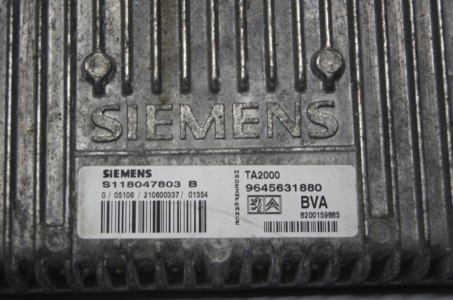 PEUGEOT CITROEN DIESEL AUTO GEARBOX ECU 9645631880 S118047803B - Glasgow Car Parts Store