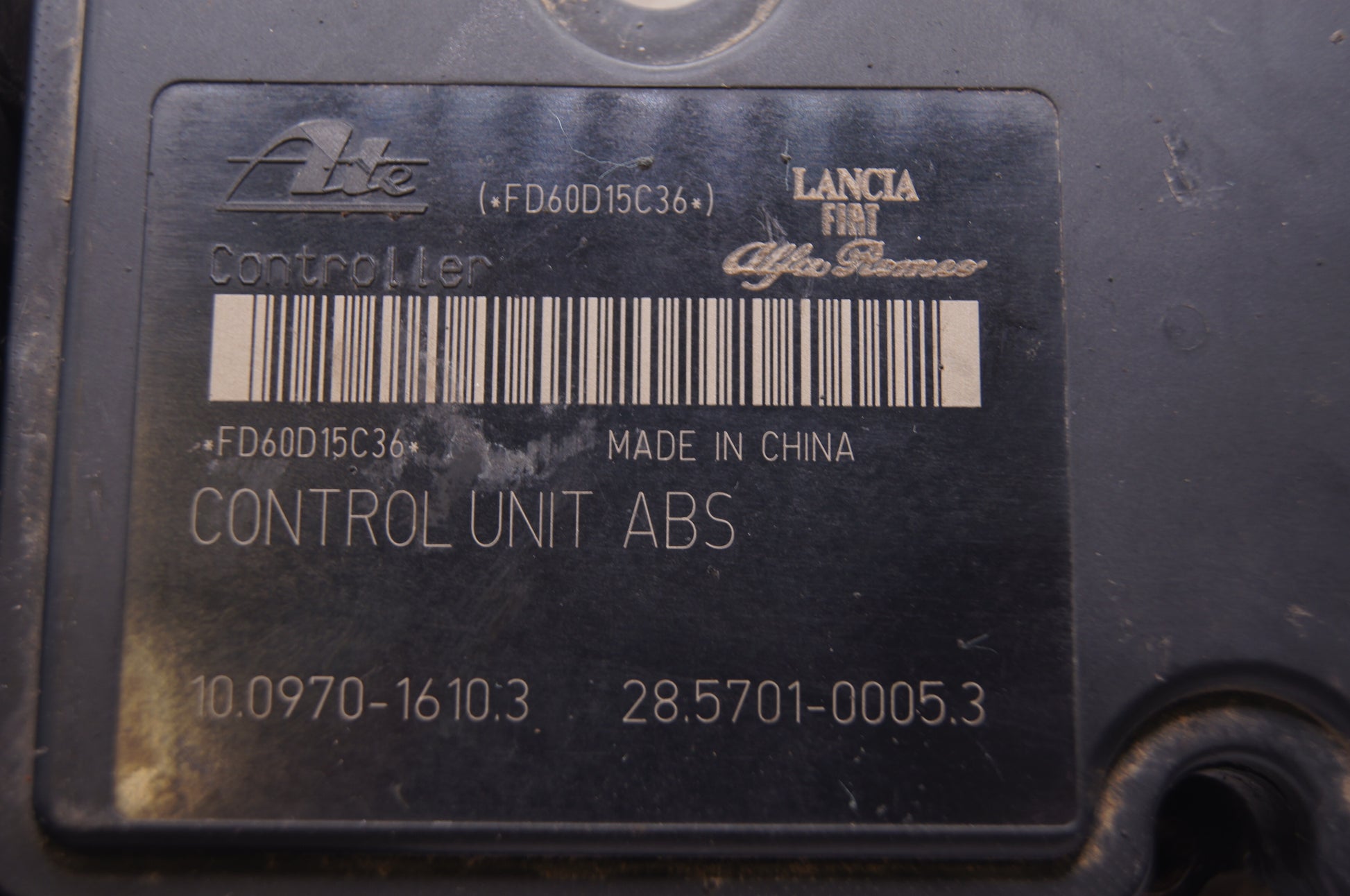 FIAT DOBLO ABS PUMP CONTROL MODULE UNIT  51885803 - Glasgow Car Parts Store