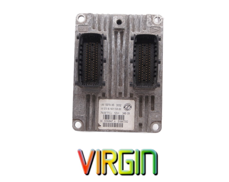 FIAT 500 ECU IAW 5SF9.MS CONTROL MODULE 1.2 PETROL 51903153 PLUG AND PLAY.