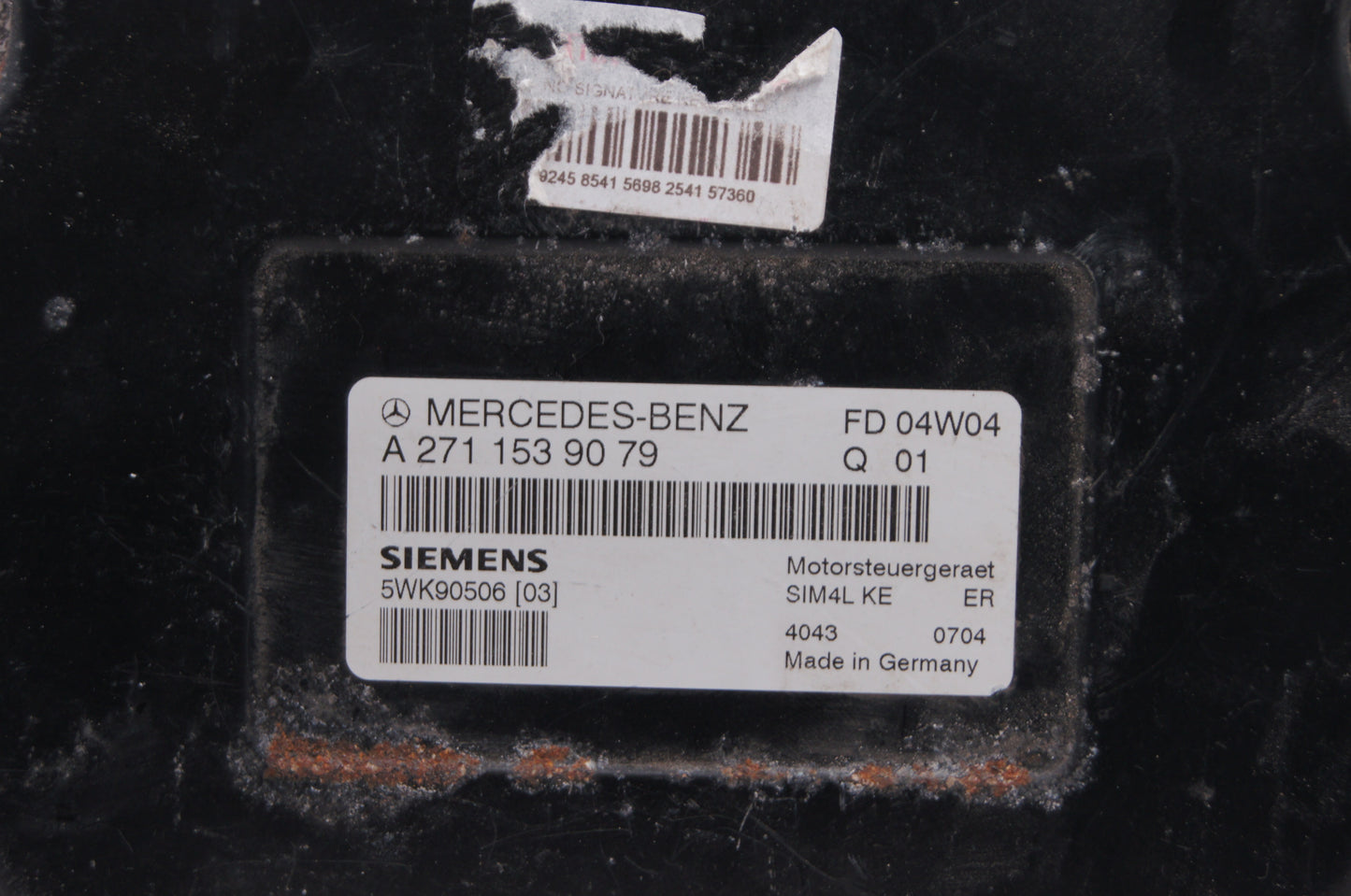 MERCEDES C CLASS C180 2000-2007 W203 1.8 KOMPRESSOR ENGINE ECU A2711539079 SIM4L - Glasgow Car Parts Store