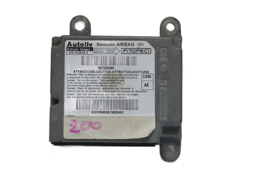CITROEN NEMO BIPPER FLORINO SENSORE AIR BAG MODULE  610155800G - Glasgow Car Parts Store