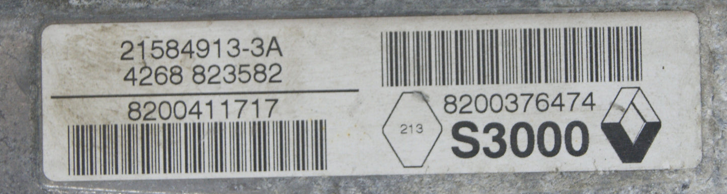 ECU RENAULT 8200376474 8200411717 SAGEM S3000 - Glasgow Car Parts Store
