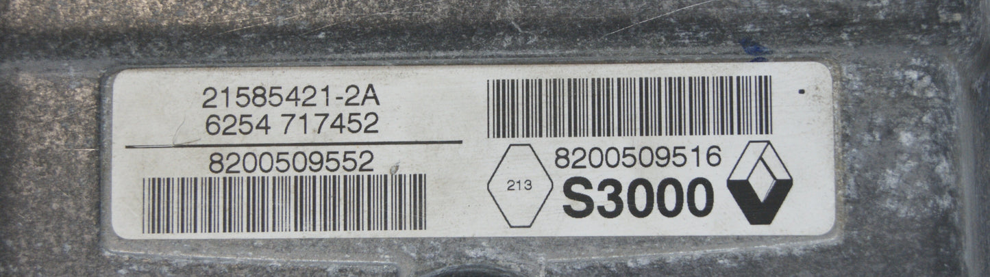 Renault Petrol Engine Control Module 8200509552 8200509516
