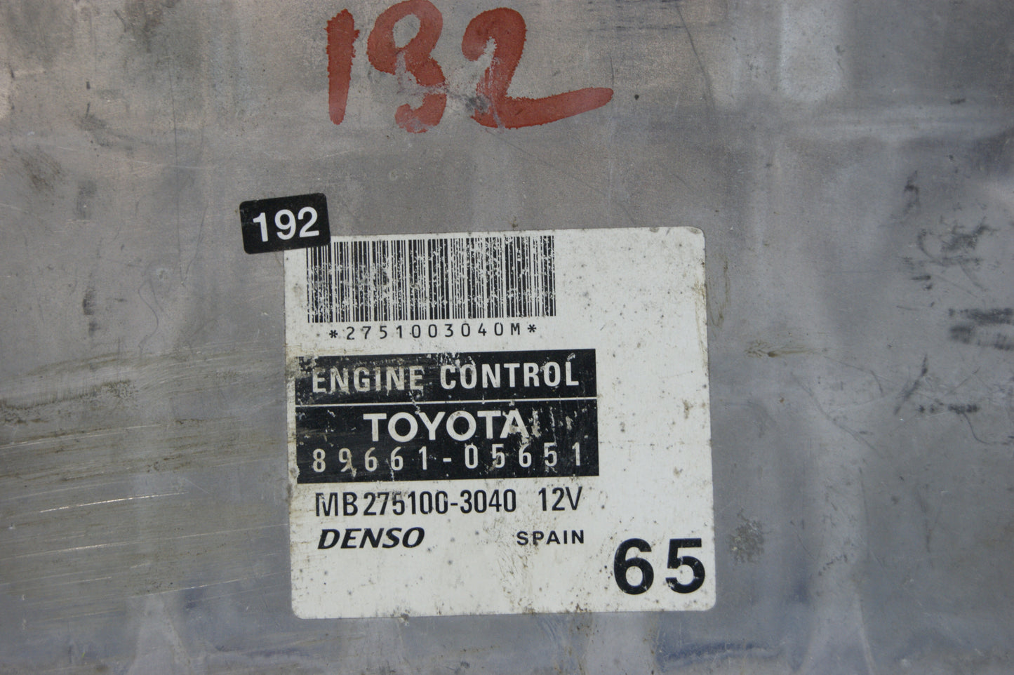 Toyota Avensis 2.0 Petrol Engine Control Module Unit 89661-05651 - Glasgow Car Parts Store