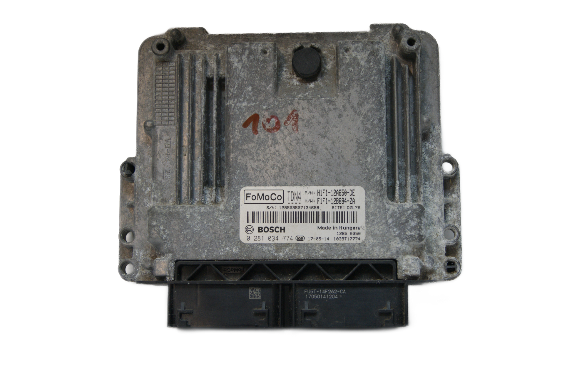 Ford Focus 1.5 Diesel ECU H1F1-12A650-DE F1F1-12B684-ZA, 0281034774 - Glasgow Car Parts Store