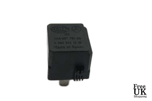 Mercedes S C E A Class Multi-Use Black Relay A0025421319 4RA00779100 Hella. - Glasgow Car Parts Store