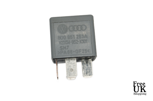Audi VW Grey-373 4-Pin Multi-Use Relay 8D0951253A V23134-B52-X301 - Glasgow Car Parts Store