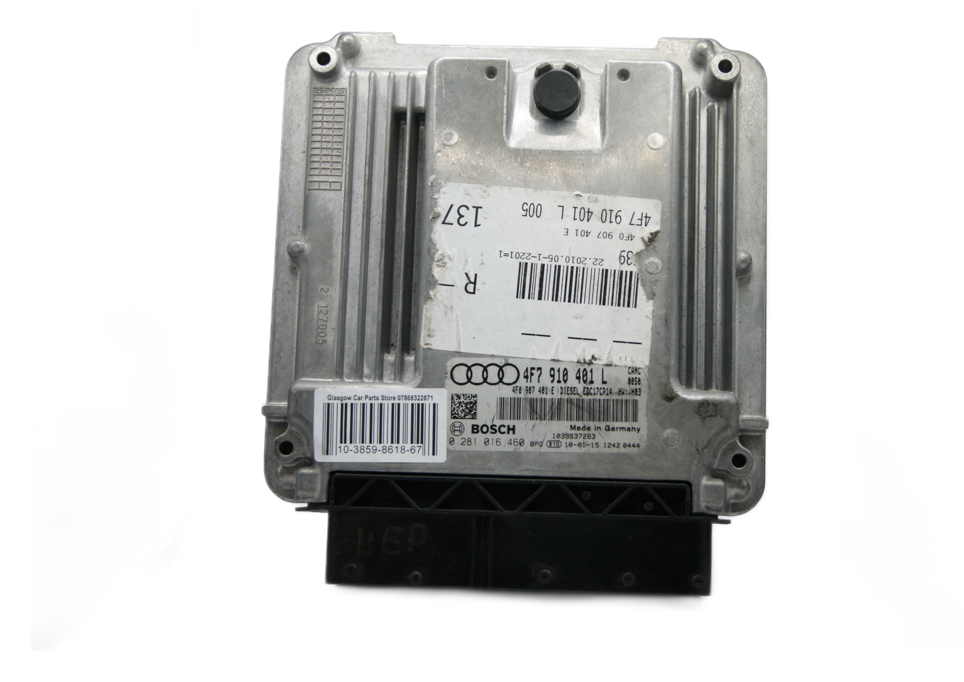 AUDI A6 C6 2.7 TDI DIESEL ENGINE ECU MODULE 4F7910401L PLUG AND PLAY - Glasgow Car Parts Store