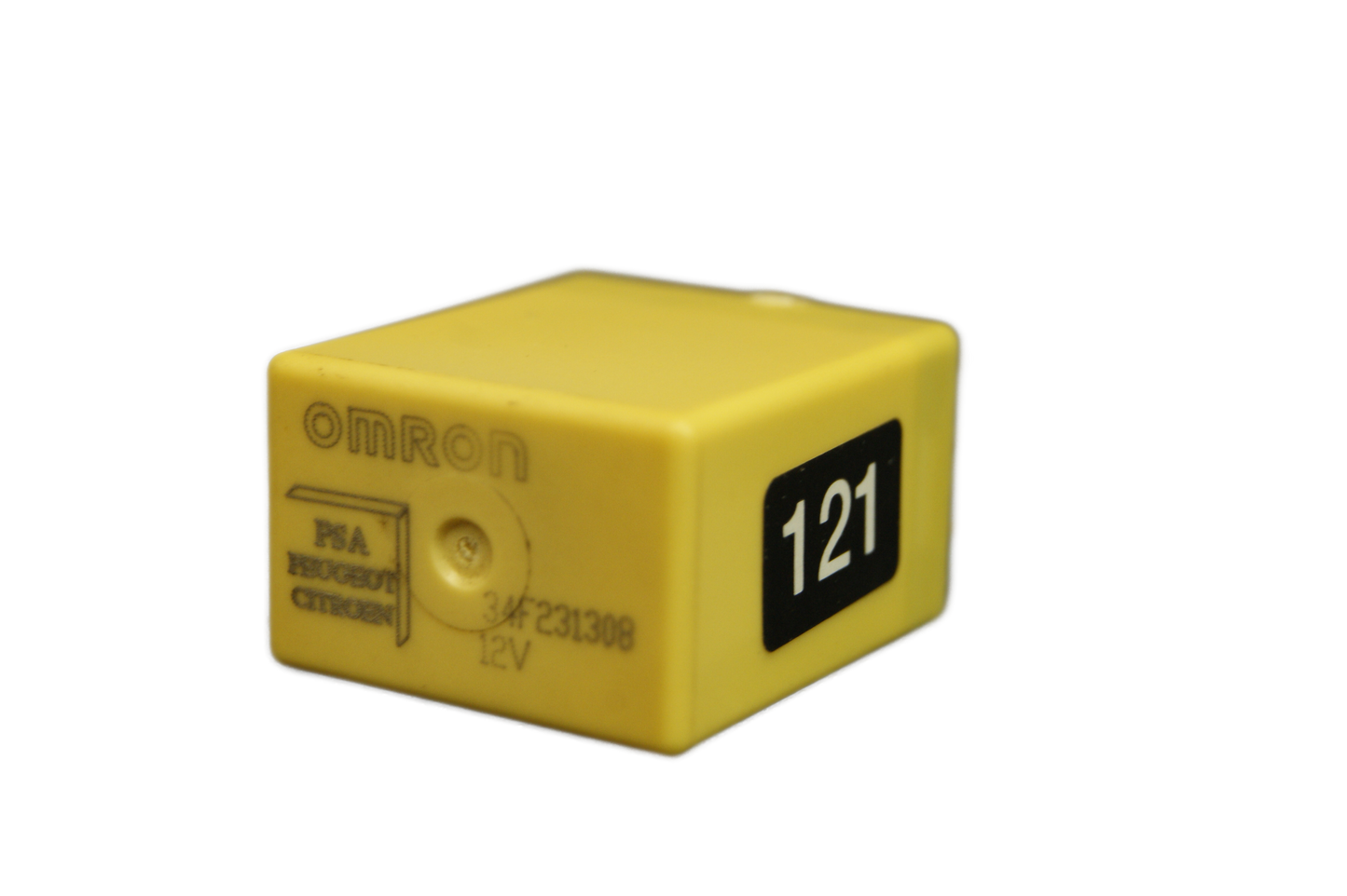 121-Peugeot & Citroen (09-17) 5-Pin Yellow Relay 9673062180 Omron 34F231308 - Glasgow Car Parts Store