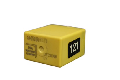 121-Peugeot & Citroen (09-17) 5-Pin Yellow Relay 9673062180 Omron 34F231308