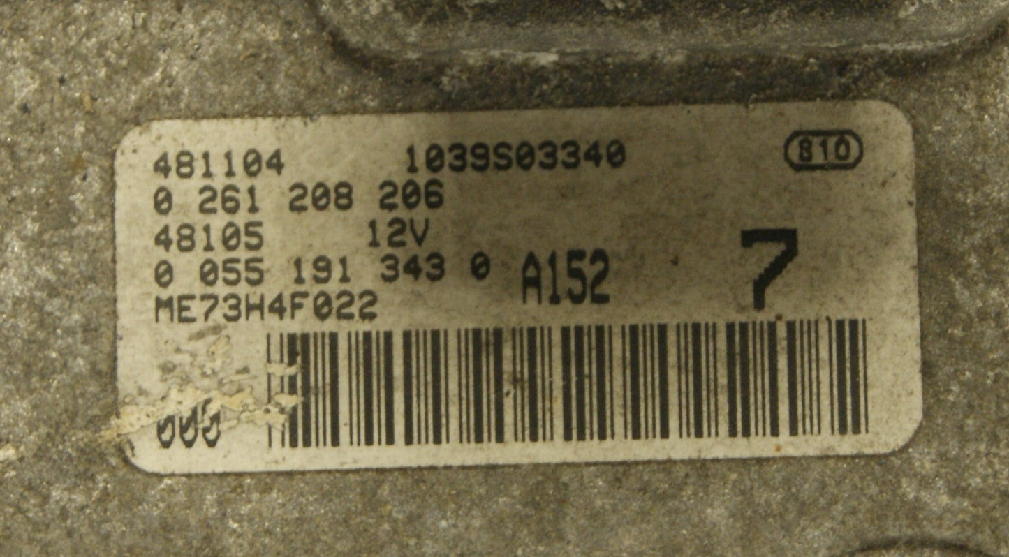 FIAT IDEA 1.4 16V ENGINE CONTROL UNIT ECU 0261208206 VIRGIN ECU - Glasgow Car Parts Store