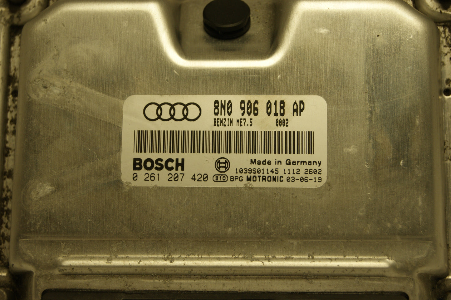 AUDI A3 1.8T AUM ECU PLUG & PLAY IMMO OFF  8N0906018AP 0261207420 - Glasgow Car Parts Store