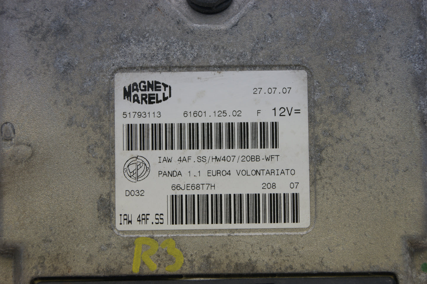 FIAT PANDA1 .1 ECU 51793113 PLUG AND PLAY - Glasgow Car Parts Store