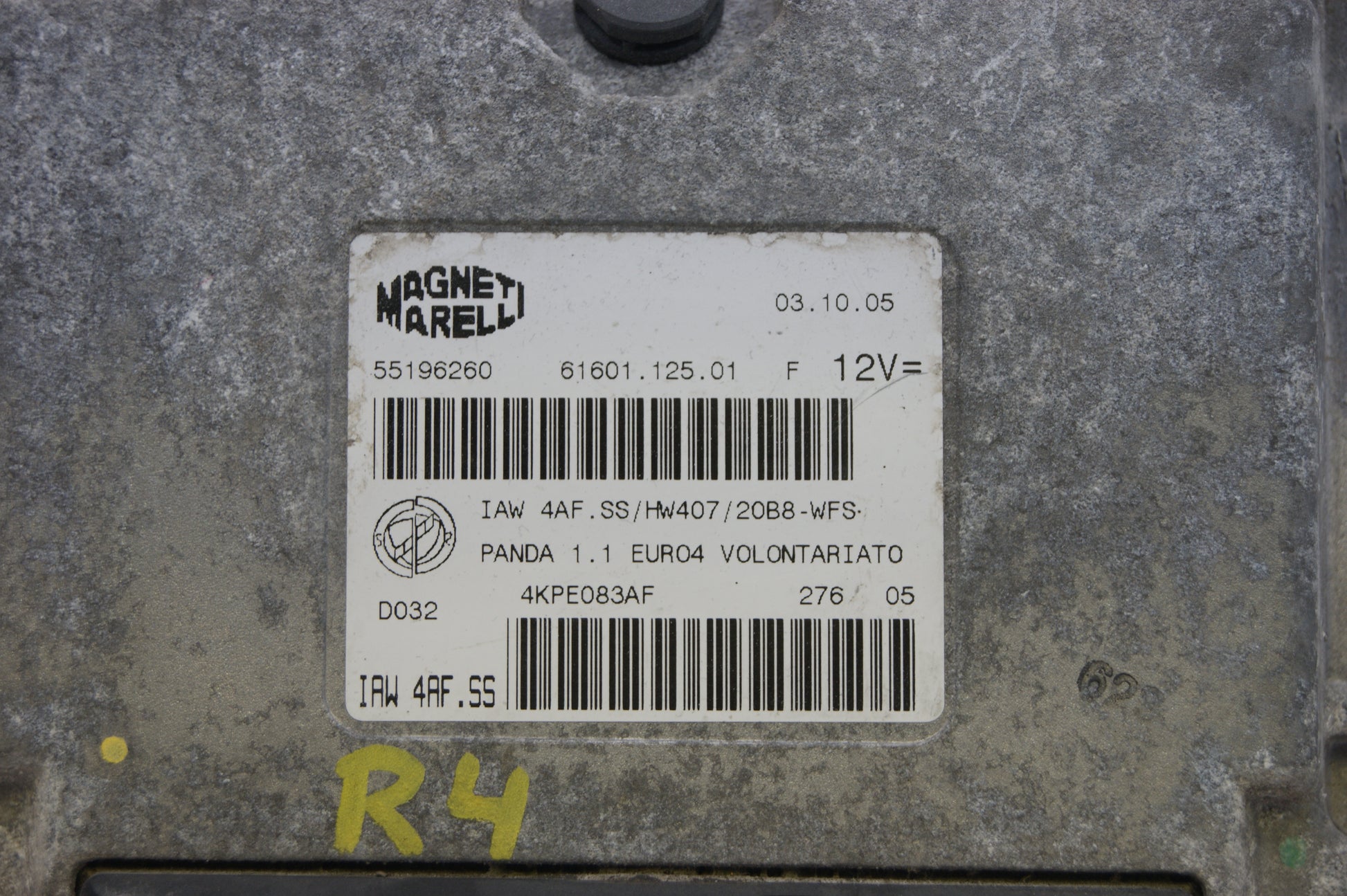 ECU FIAT PANDA 55196260 PLUG AND PLAY SELFCODING. - Glasgow Car Parts Store