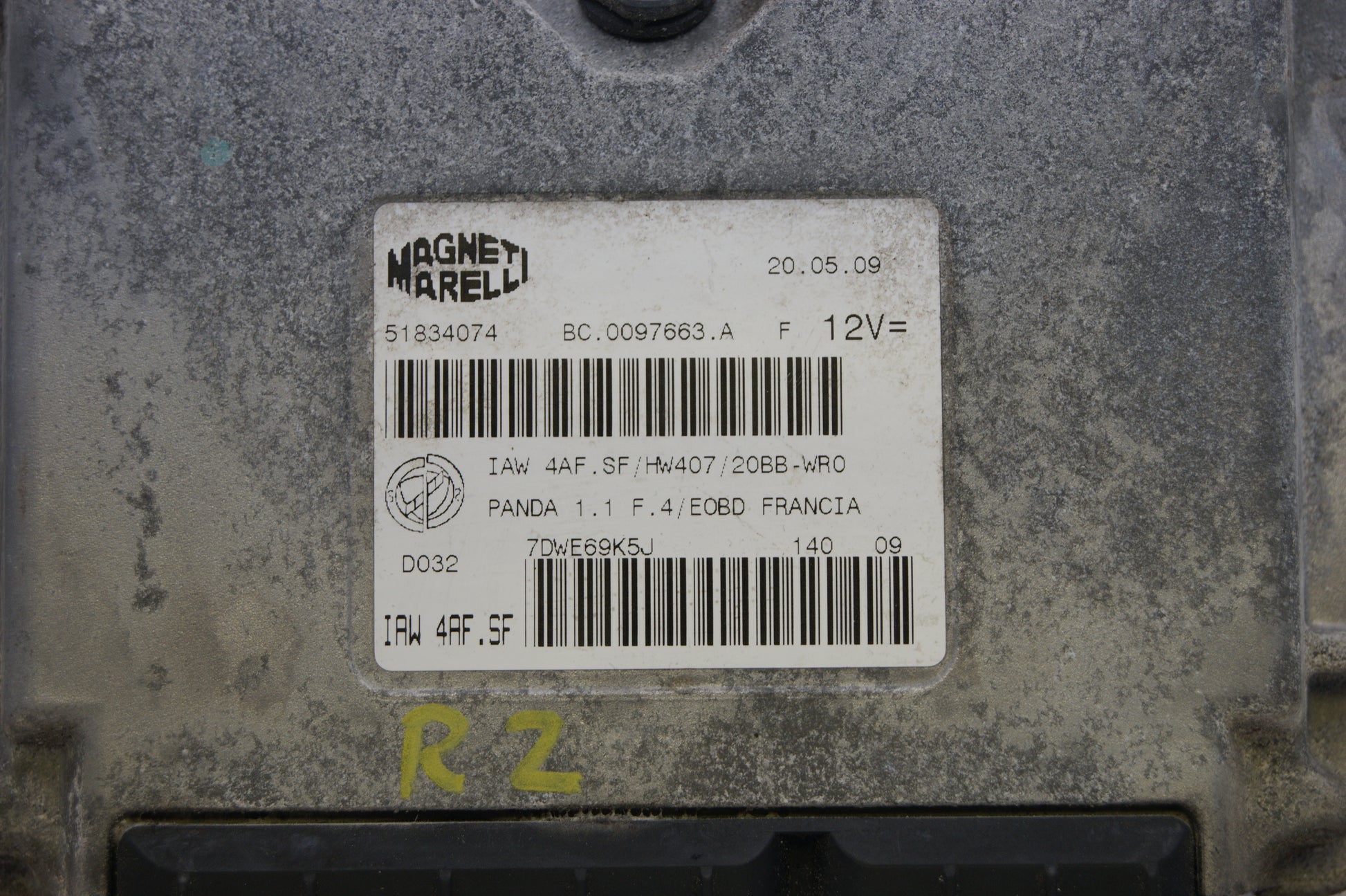 ECU FIAT PANDA 51834074  PLUG AND PLAY SELFCODING - Glasgow Car Parts Store