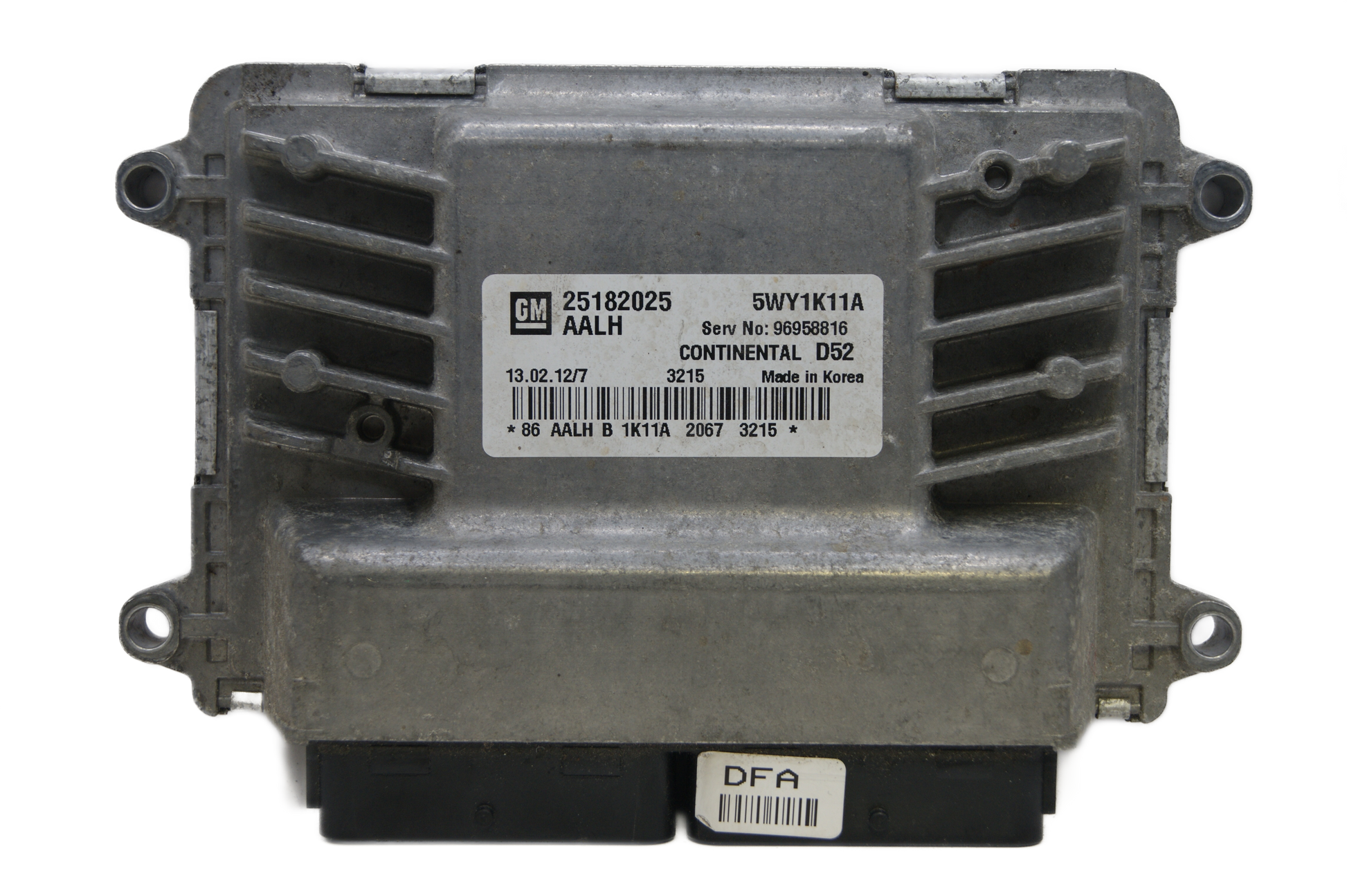 ECU  D52 25182025 CHEVROLET SPARK 1.0 PLUG AND PLAY(CLONING) - Glasgow Car Parts Store