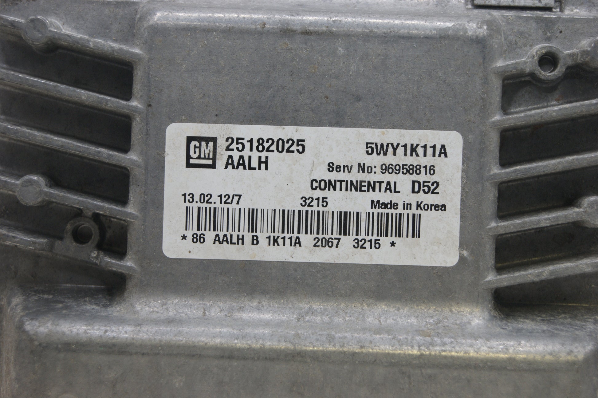 ECU  D52 25182025 CHEVROLET SPARK 1.0 PLUG AND PLAY(CLONING) - Glasgow Car Parts Store
