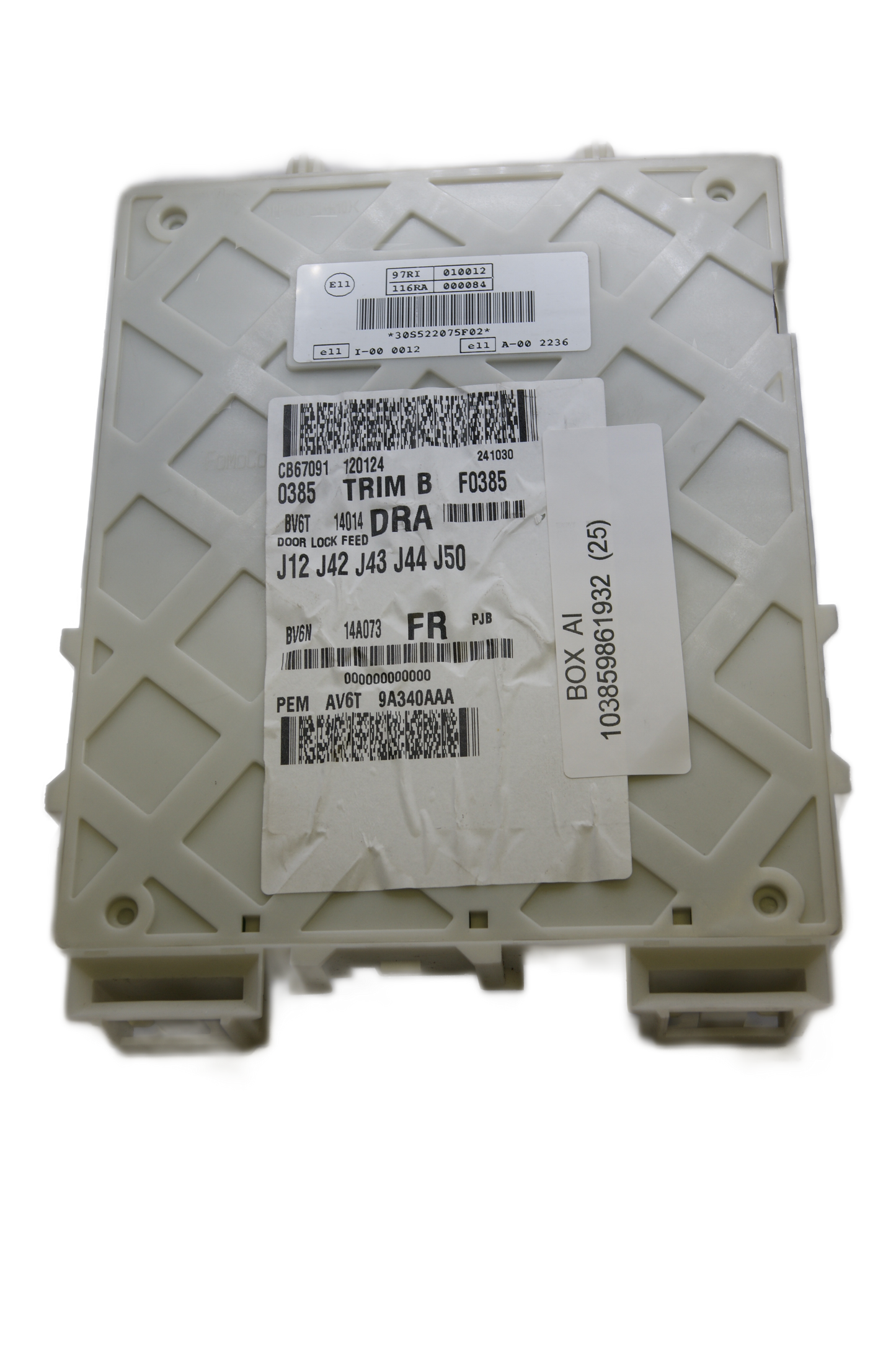 BCM FORD  BV6N 14A073 FR PLUG & PLAY. WE PROVIDE REPLACEMENT AND CLONING. - Glasgow Car Parts Store