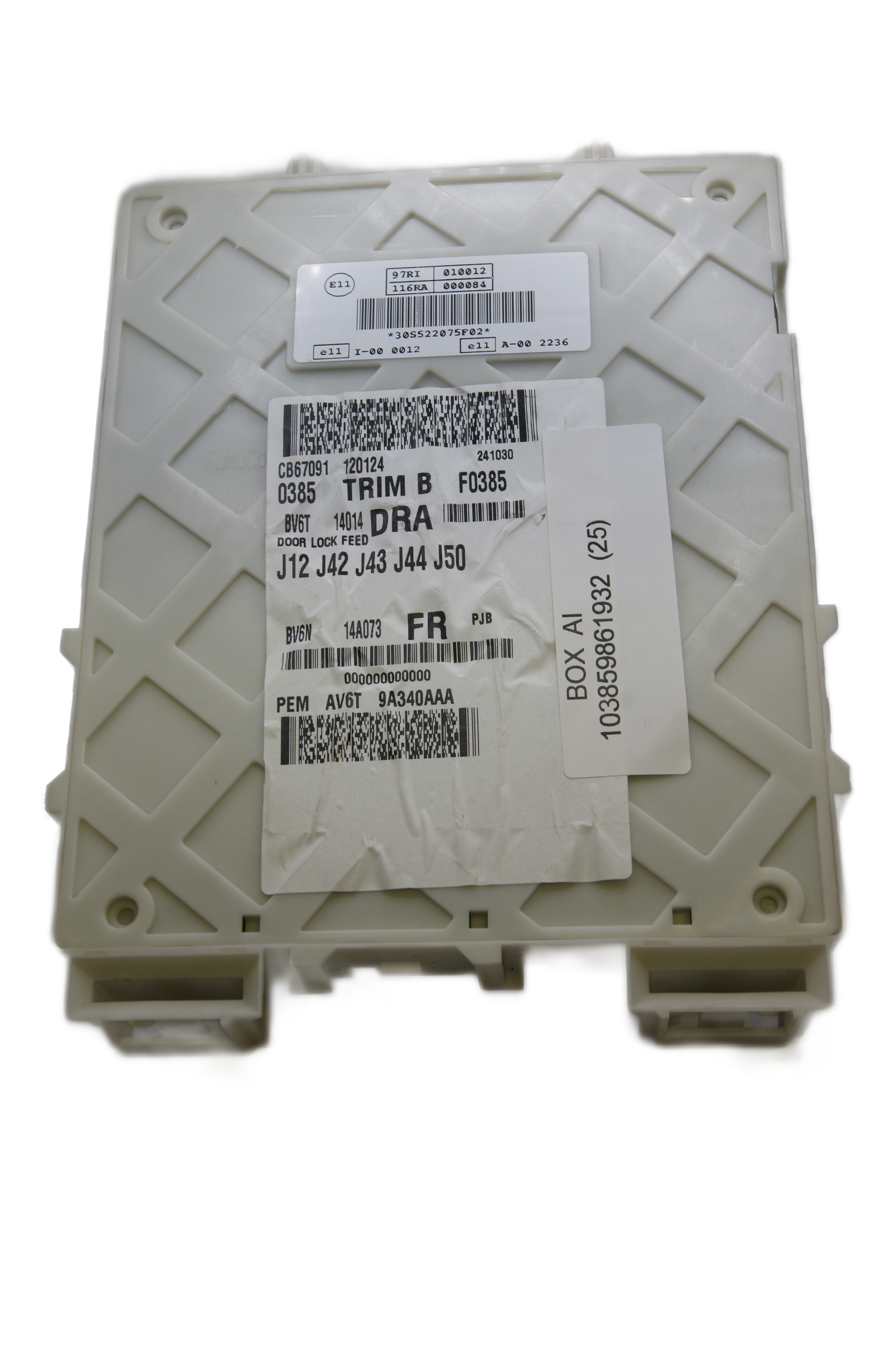 BCM FORD  BV6N 14A073 FR PLUG & PLAY. WE PROVIDE REPLACEMENT AND CLONING. - Glasgow Car Parts Store